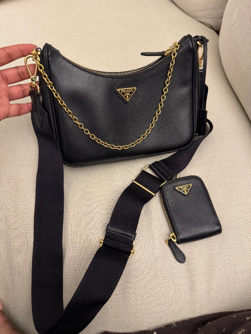 Prada Re-Edition 2005 Saffiano leather bag